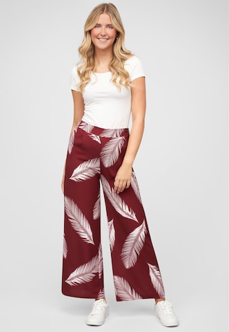 Cloud5ive Wide leg Bandplooibroek in Rood
