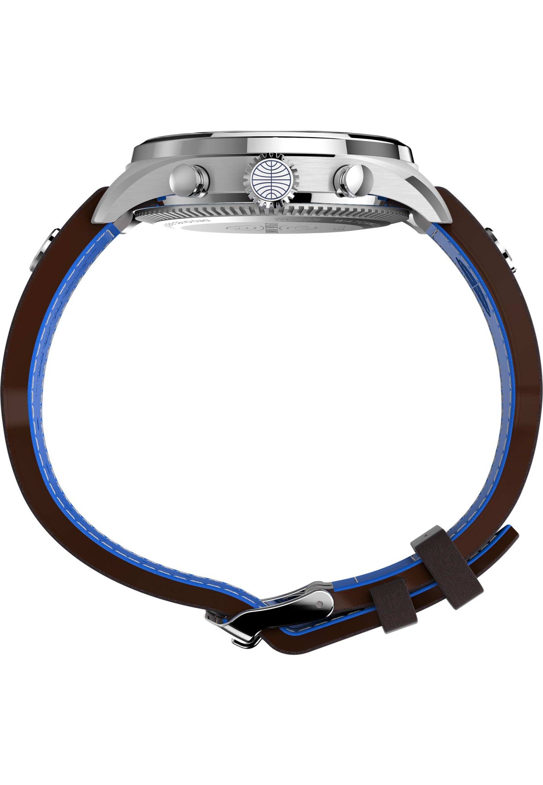 TIMEX Analoog horloge 'Pan Am' in Bruin