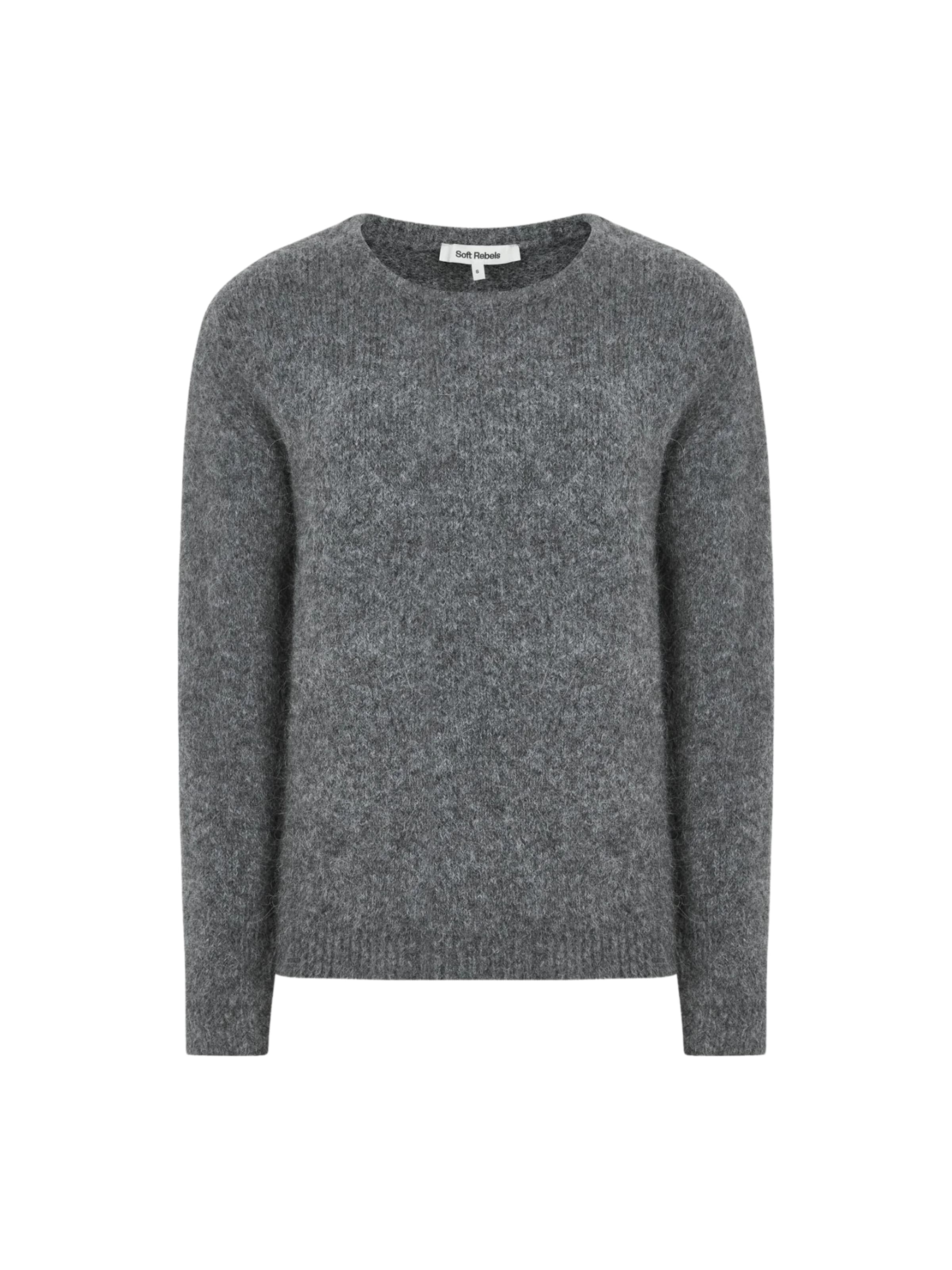 Pull-over 'SRCamilla' Soft Rebels en gris : devant