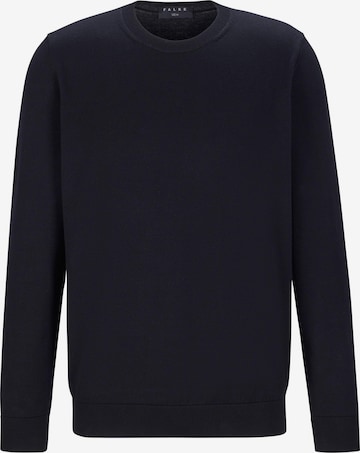 FALKE Sweater 'Pure Cotton' in Black: front