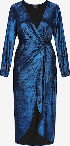 faina - Vestido de noche en azul: frente