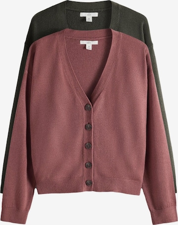 The Set Strickjacke in Grün: Vorderseite