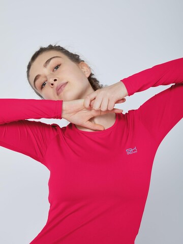 SPORTKIND Performance shirt 'Longsleeve Shirt' in Pink