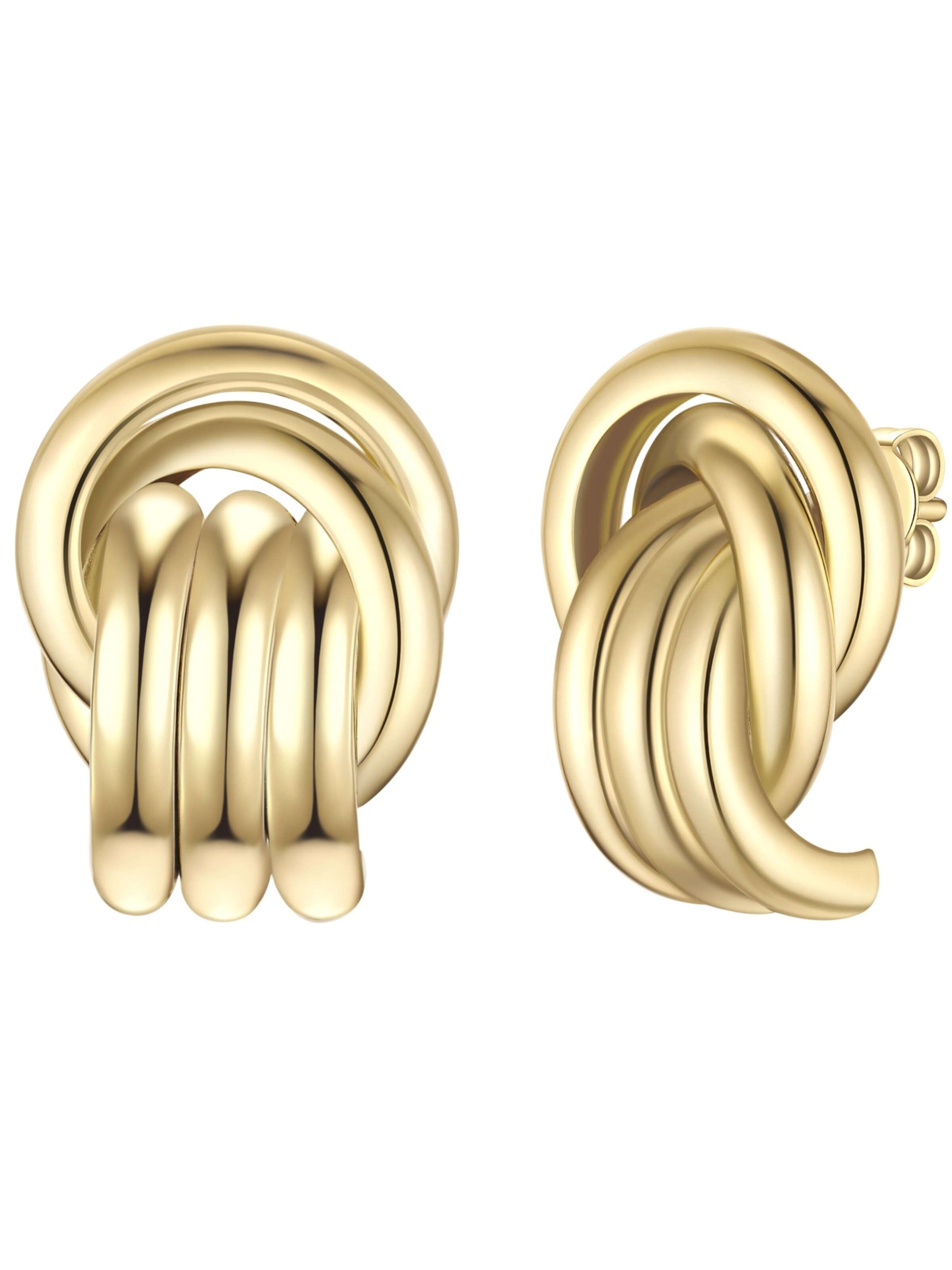 Yokoamii Earrings in Gold: front