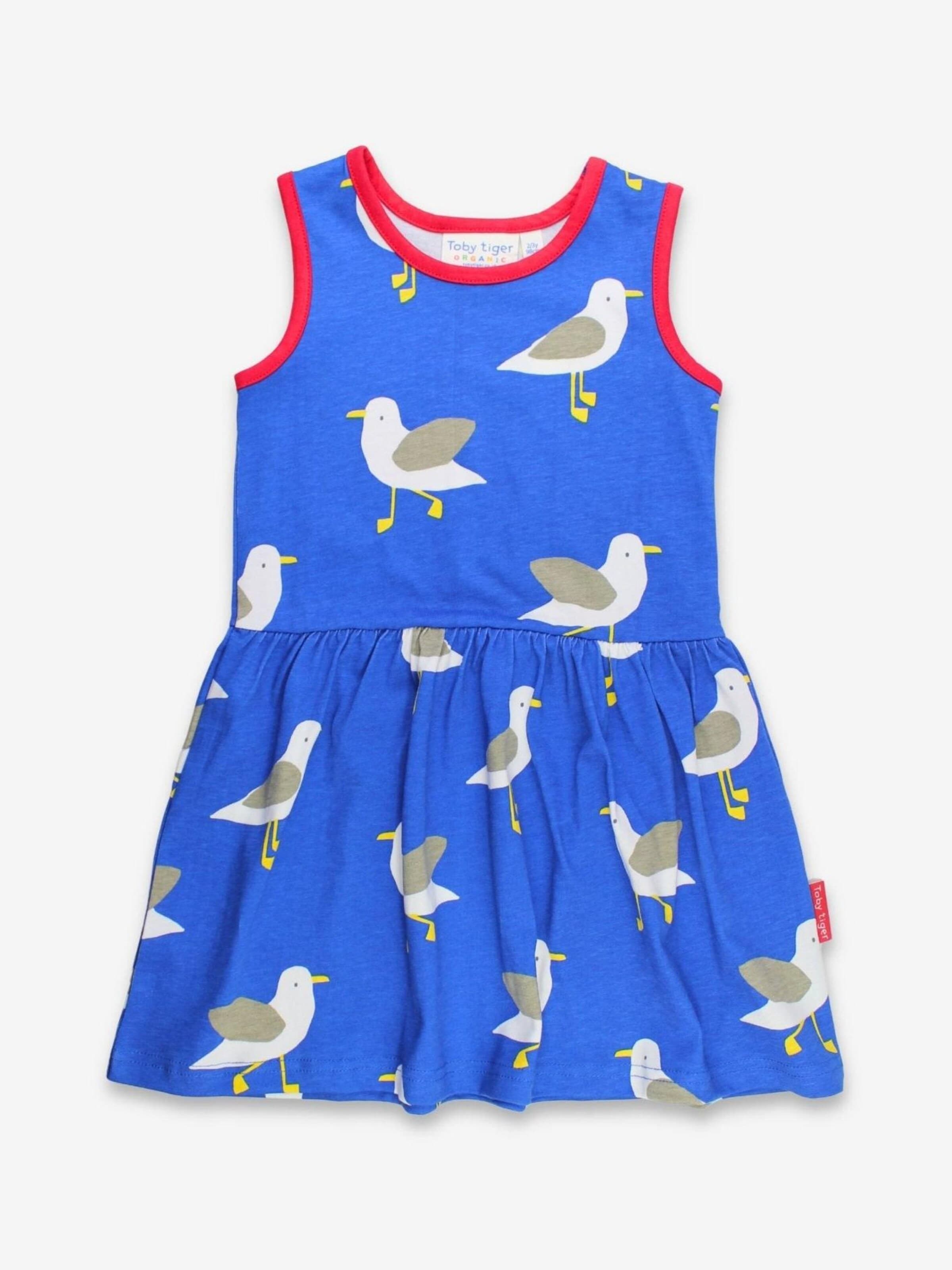 Toby Tiger Kleid‌‌‌‌‌‌ in Blau: Vorderseite
