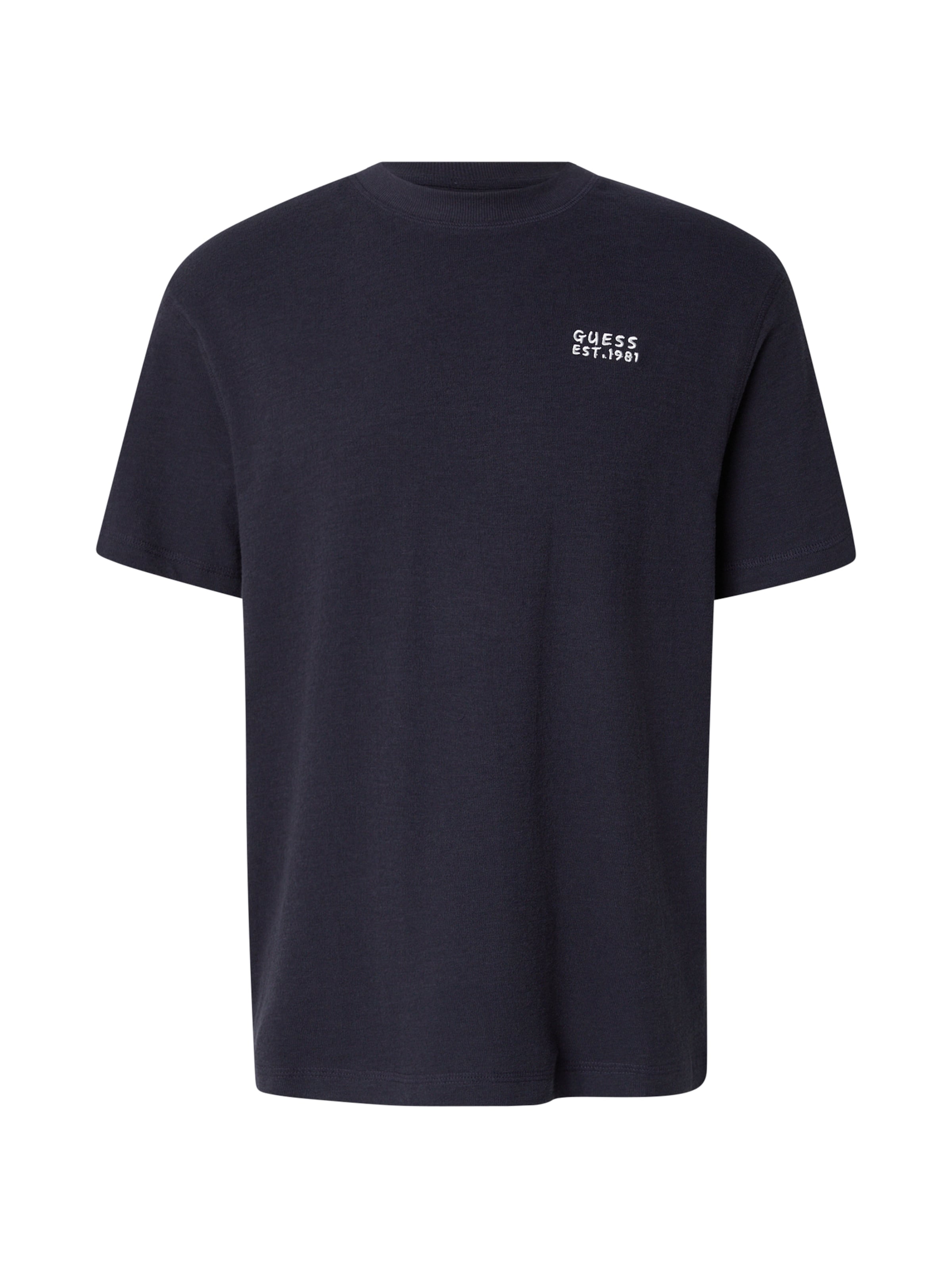 T-Shirt GUESS en bleu : devant