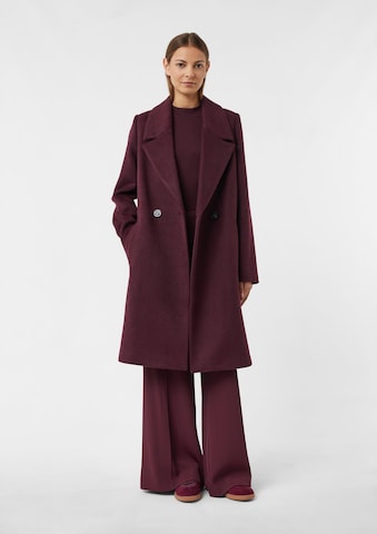 Wide Leg Pantalon à plis COMMA en rouge