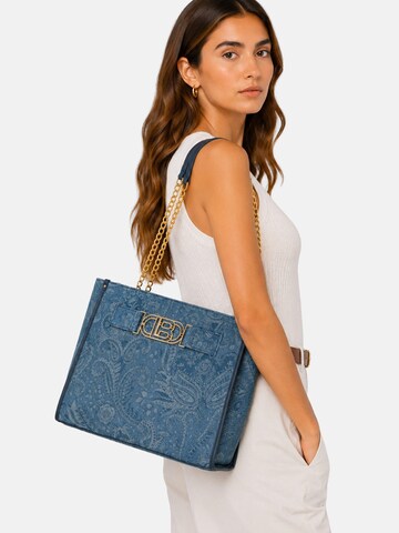 Borsa a spalla 'Magby 2' di Laura Biagiotti in blu: frontale