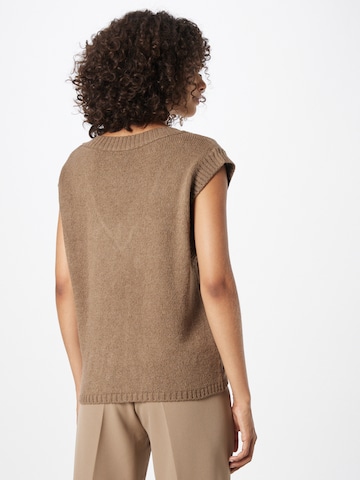 PIECES Sweater 'LOVINA' in Brown