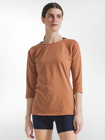 Maglietta di DEHA in marrone: frontale