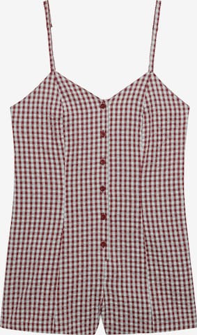 Combinaison 'Gingham Cami' Superdry & Co en rouge : devant