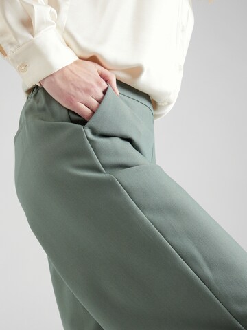 ABOUT YOU Wide leg Trousers 'Celia' in Green