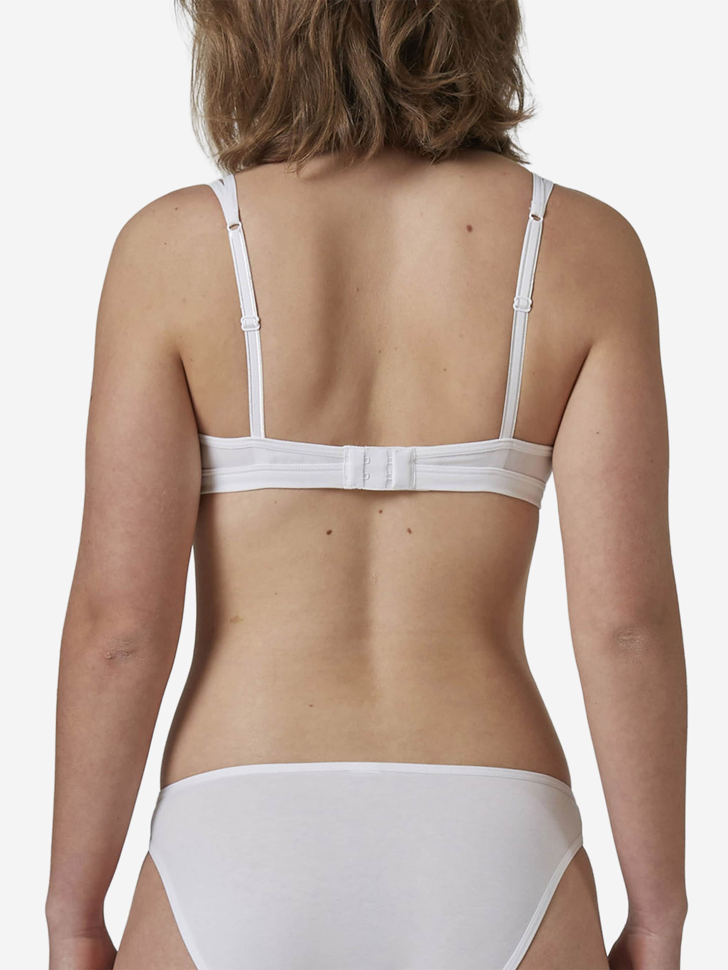 Triangle Soutien-gorge ' Cotton Essentials ' Skiny en blanc