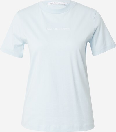 Calvin Klein Jeans T-Shirt 'INSTITUTIONAL' in hellblau / weiß, Produktansicht