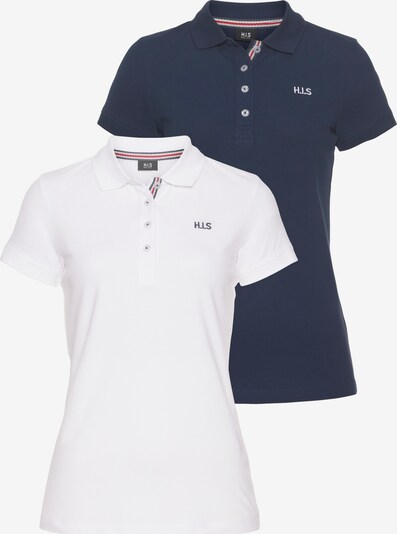 H.I.S Shirt in marine / weiß, Produktansicht