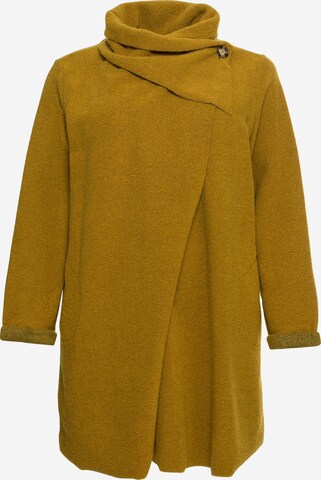 SHEEGO Between-Seasons Coat in Yellow: front