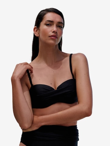 Mint VelvetMinimizer Bikini - crna boja: prednji dio