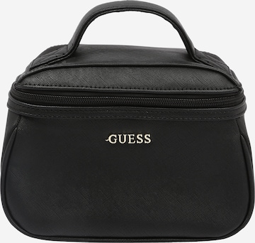 GUESS Toiletry Bag 'Vanille' in Black: front