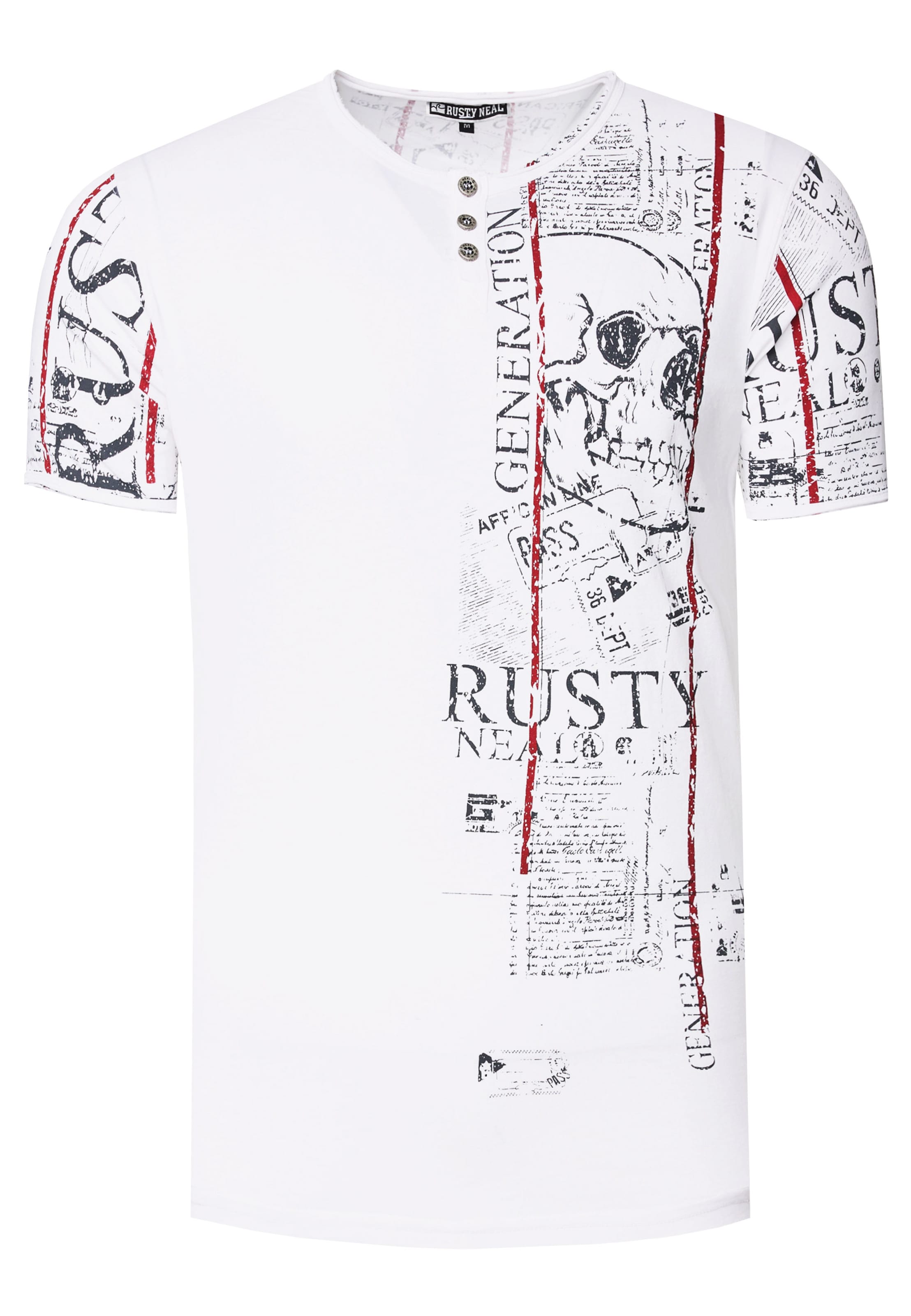 Rusty Neal Shirt in White: front