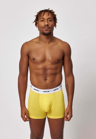 SNOCKS Boxer shorts in Yellow