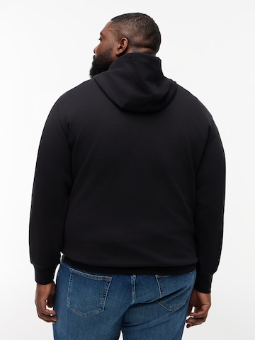 Tommy Hilfiger Big & Tall Sweatshirt 'BRAND LOVE' i svart