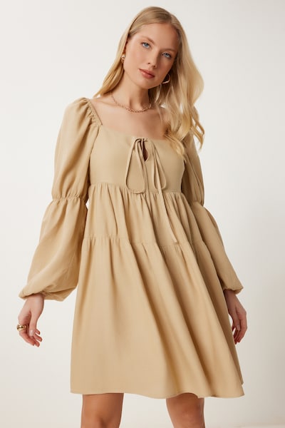 Abito Happiness İstanbul di colore beige, Visualizzazione prodotti