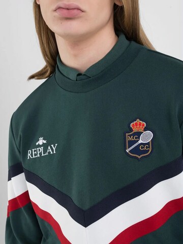 REPLAY Sweatshirt in Green