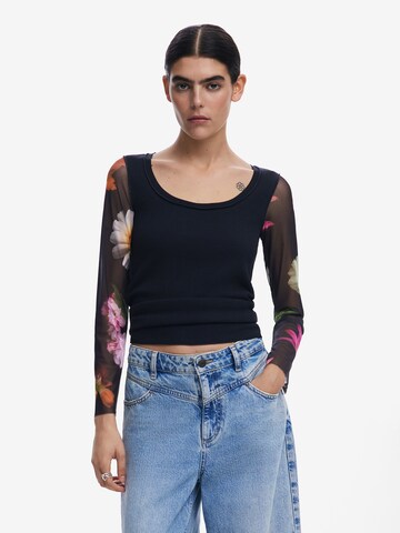 Desigual Tričko - Čierna: predná strana