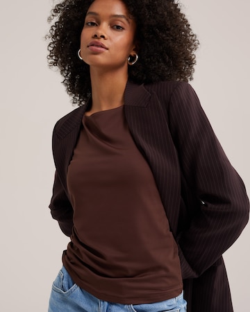 WE Fashion Top - barna