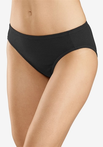 Slip PETITE FLEUR en noir : devant