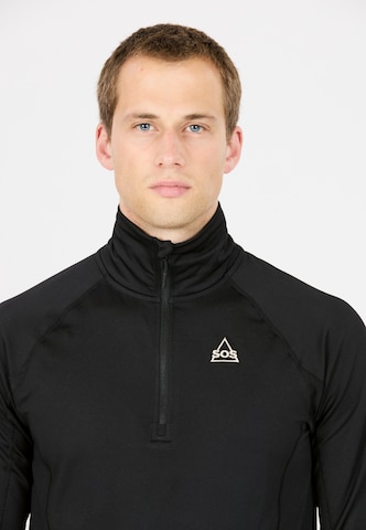 SOS Functioneel shirt 'Stratos' in Zwart