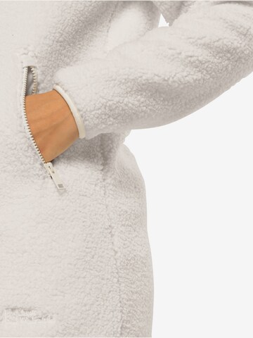 JACK WOLFSKIN Athletic fleece jacket in White