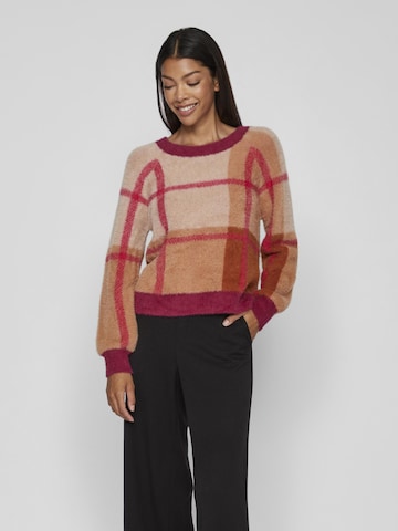 VILA Sweater in Pink: front