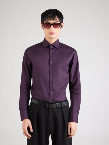 Michael Kors Слим Рубашка в Лиловый: спереди