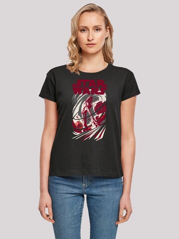 F4NT4STIC Shirt in Zwart: voorkant