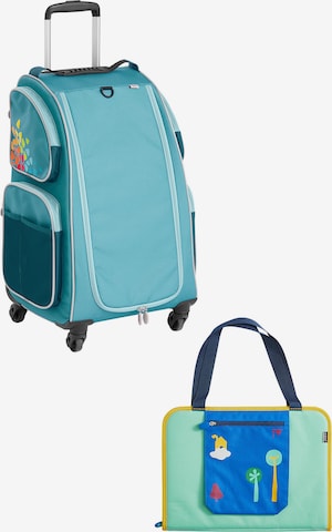 HABA Set ' Schranktrolley 4 Rollen und Kreativtasche ' in Blue: front