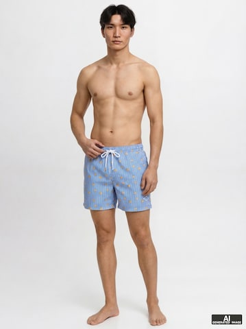 JACK & JONES Σορτσάκι-μαγιό 'JPSTMAUI BREEZE' σε μπλε