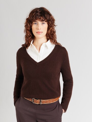 Pull-over 'Classic' Pure Cashmere NYC en marron : devant