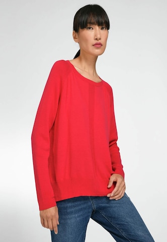 Pull-over Basler en rouge : devant