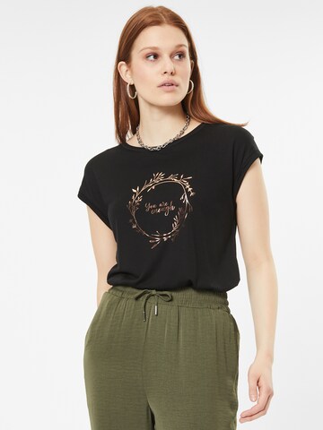 ABOUT YOU Shirt 'Silene' in Zwart: voorkant