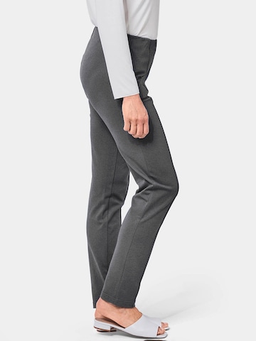 Goldner Slim fit Pants 'Louisa' in Grey