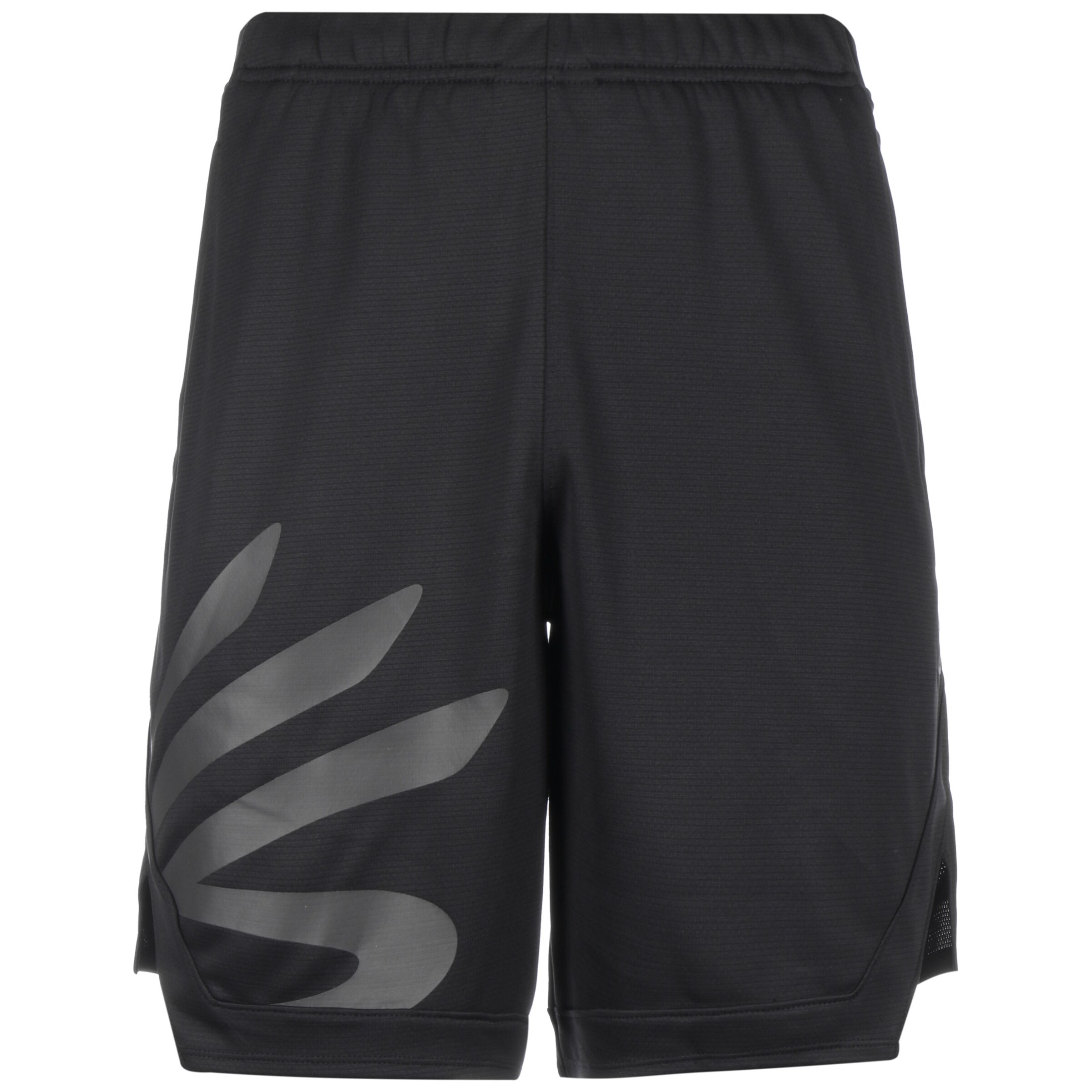 UNDER ARMOUR Loosefit Sportshorts 'Curry Splash' in Schwarz: Vorderseite
