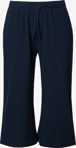 Ulla Popken Wide leg Broek in Blauw: voorkant