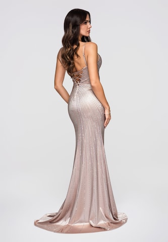 Ombre Avondjurk in Zilver