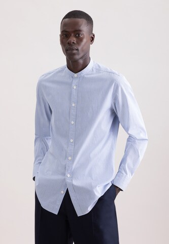 Coupe regular Chemise business SEIDENSTICKER en bleu : devant