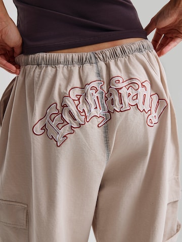 regular Pantaloni funzionali di Ed Hardy in grigio: dietro