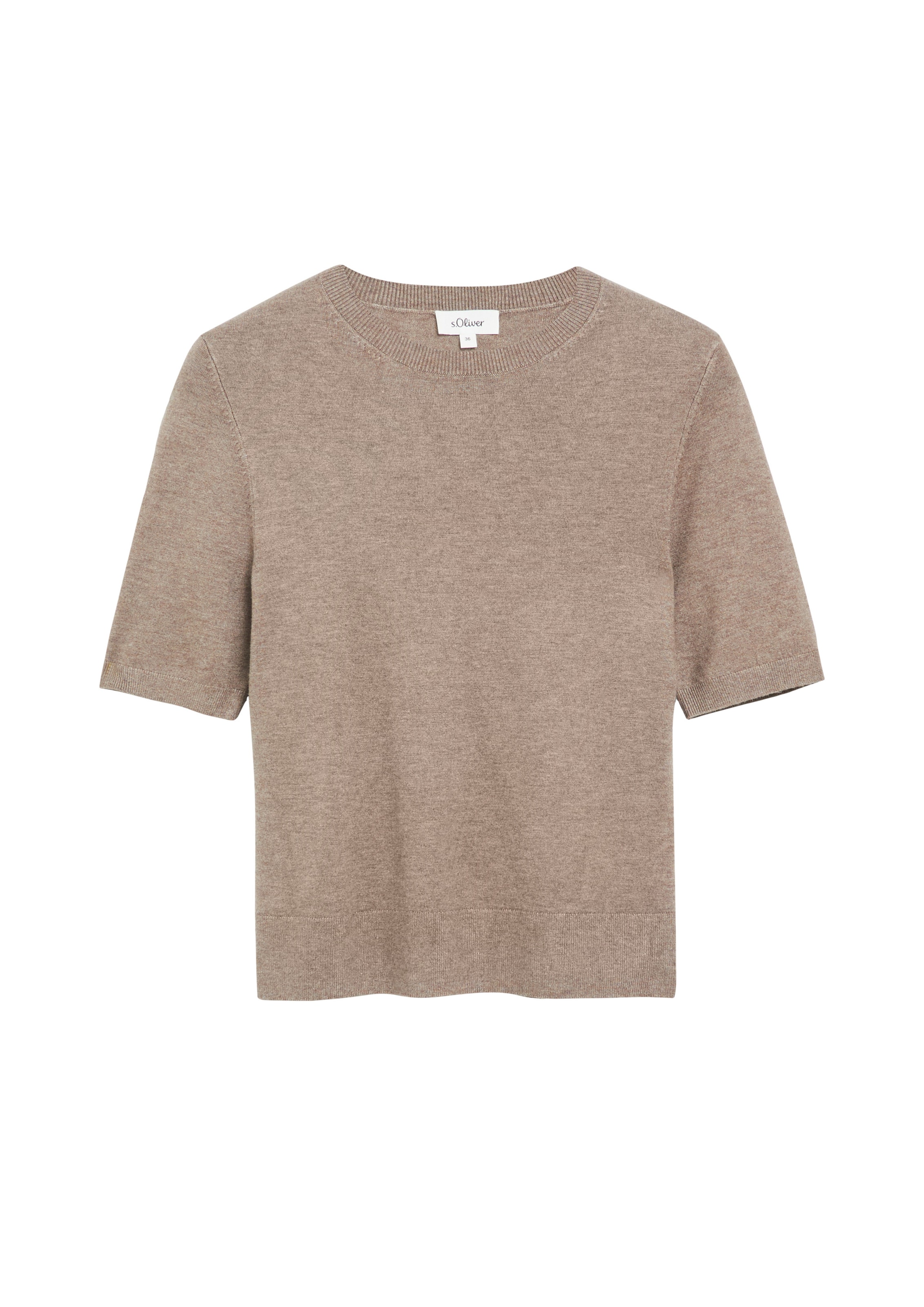 s.Oliver Pullover in Braun: Vorderseite