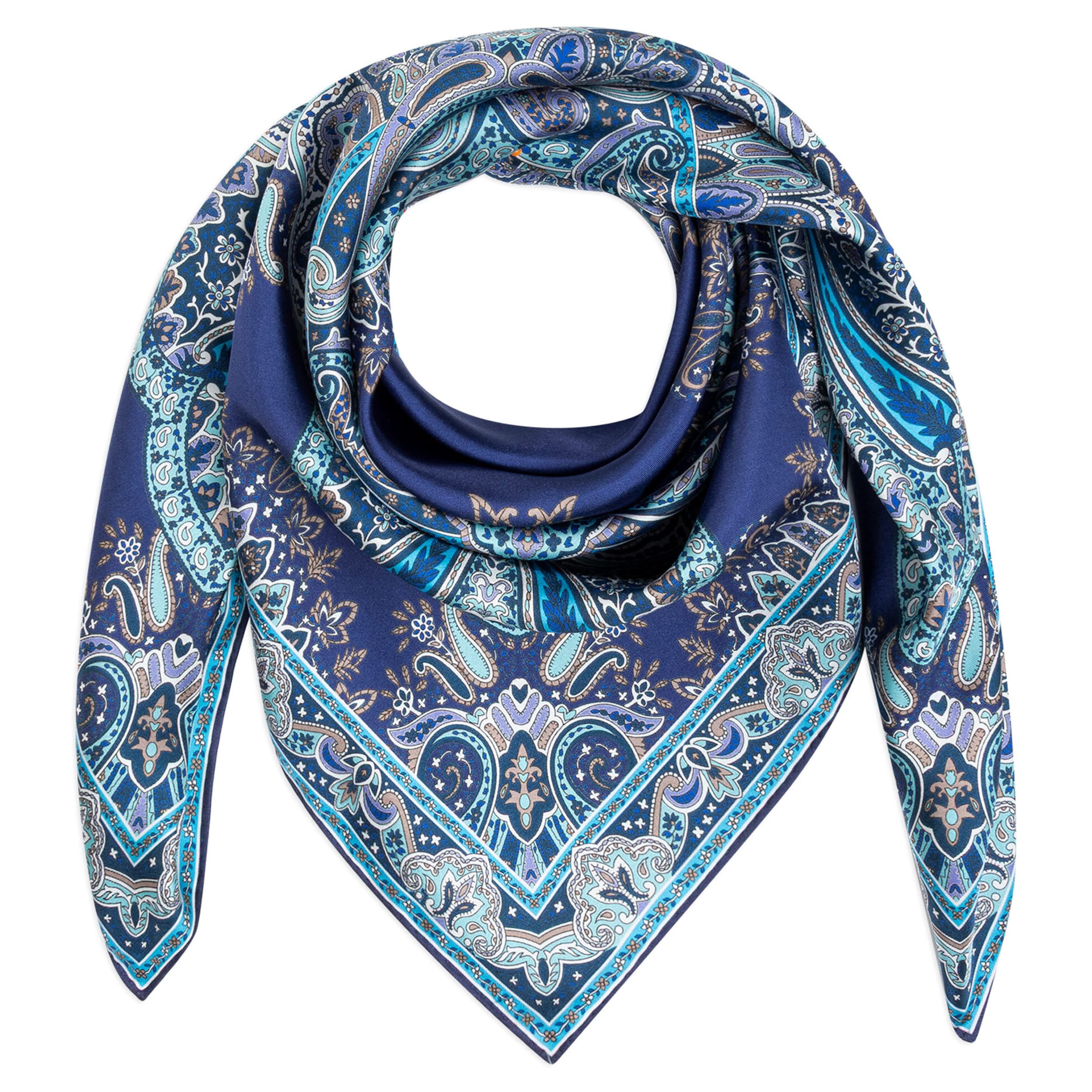 Foulard ' PAISLEY REFLECTION ' di Roeckl in colori misti