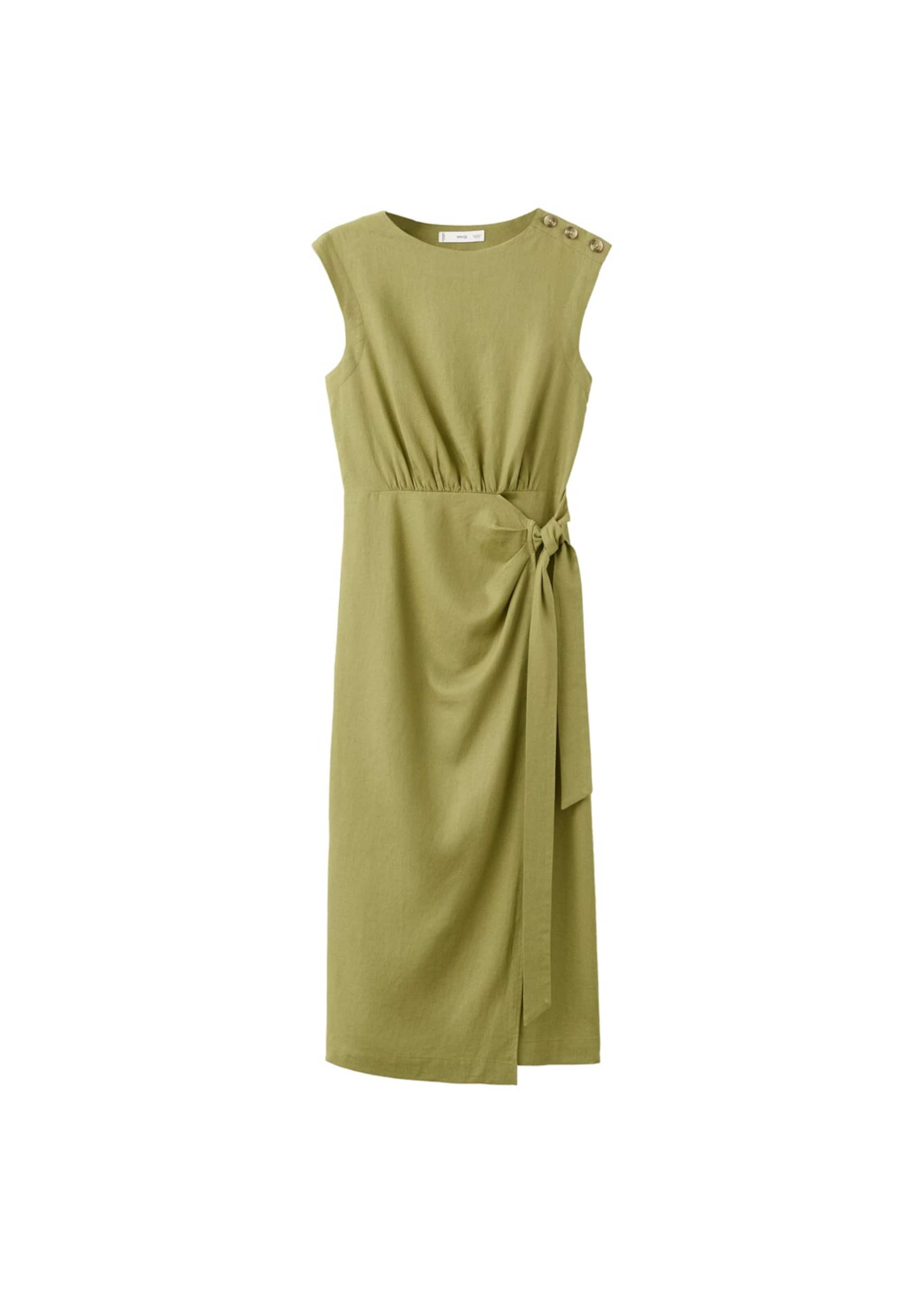MANGO Dress in Green: front