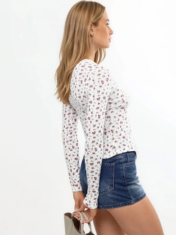 Busem Knit Cardigan in White